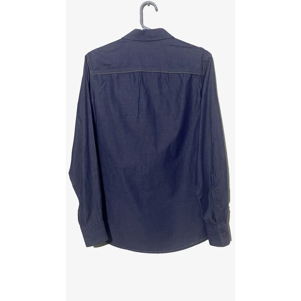 I.N.C. International Concepts Tailored Shirt Sz Small Blue Chic Elevated Casual